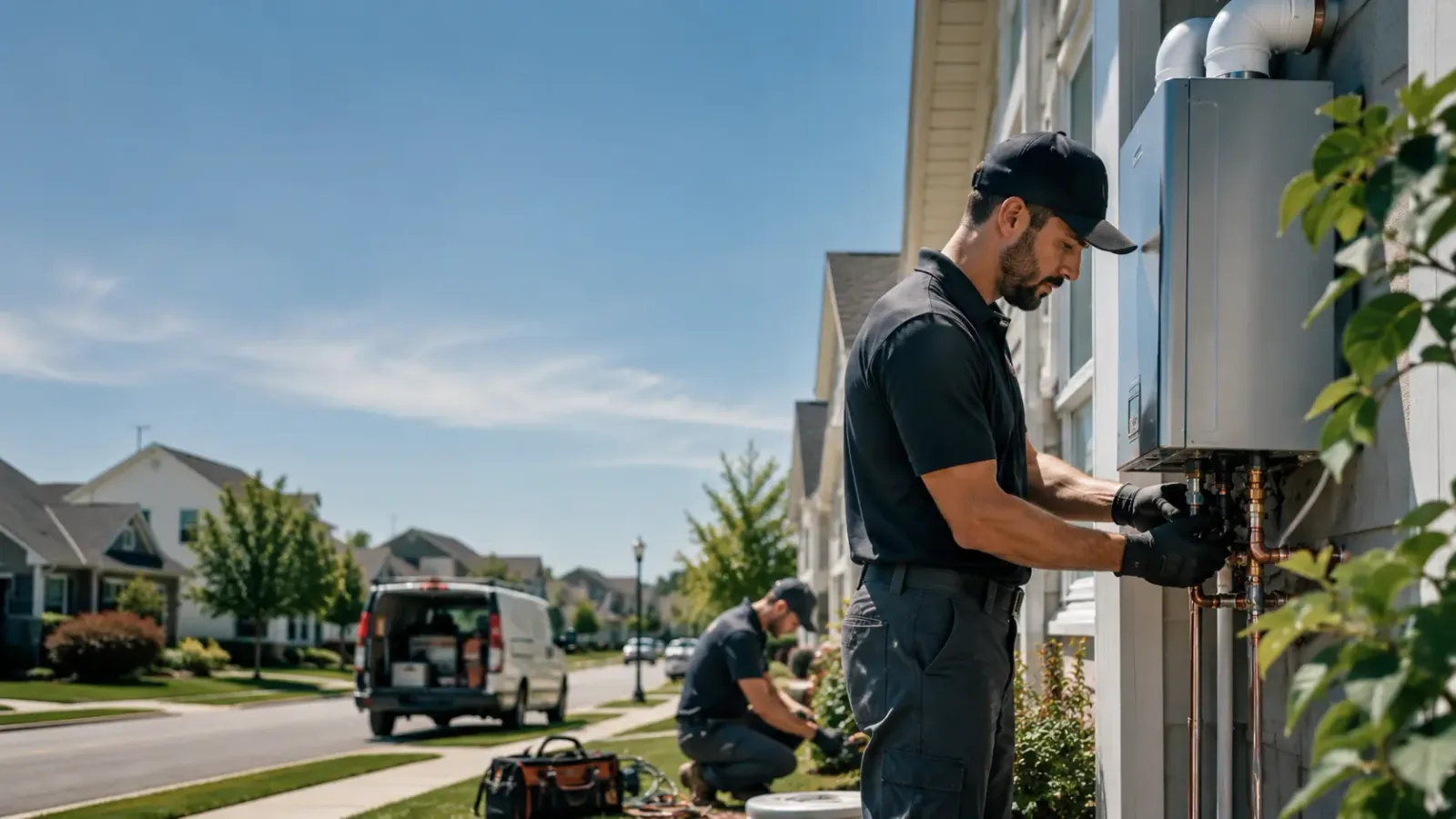 Tankless Water Heater Installation in Midfield, TX